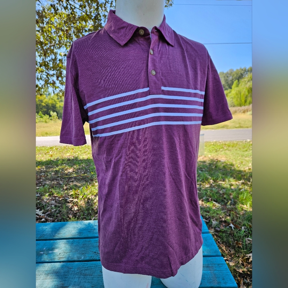 Sonoma Maroon Knit Polo